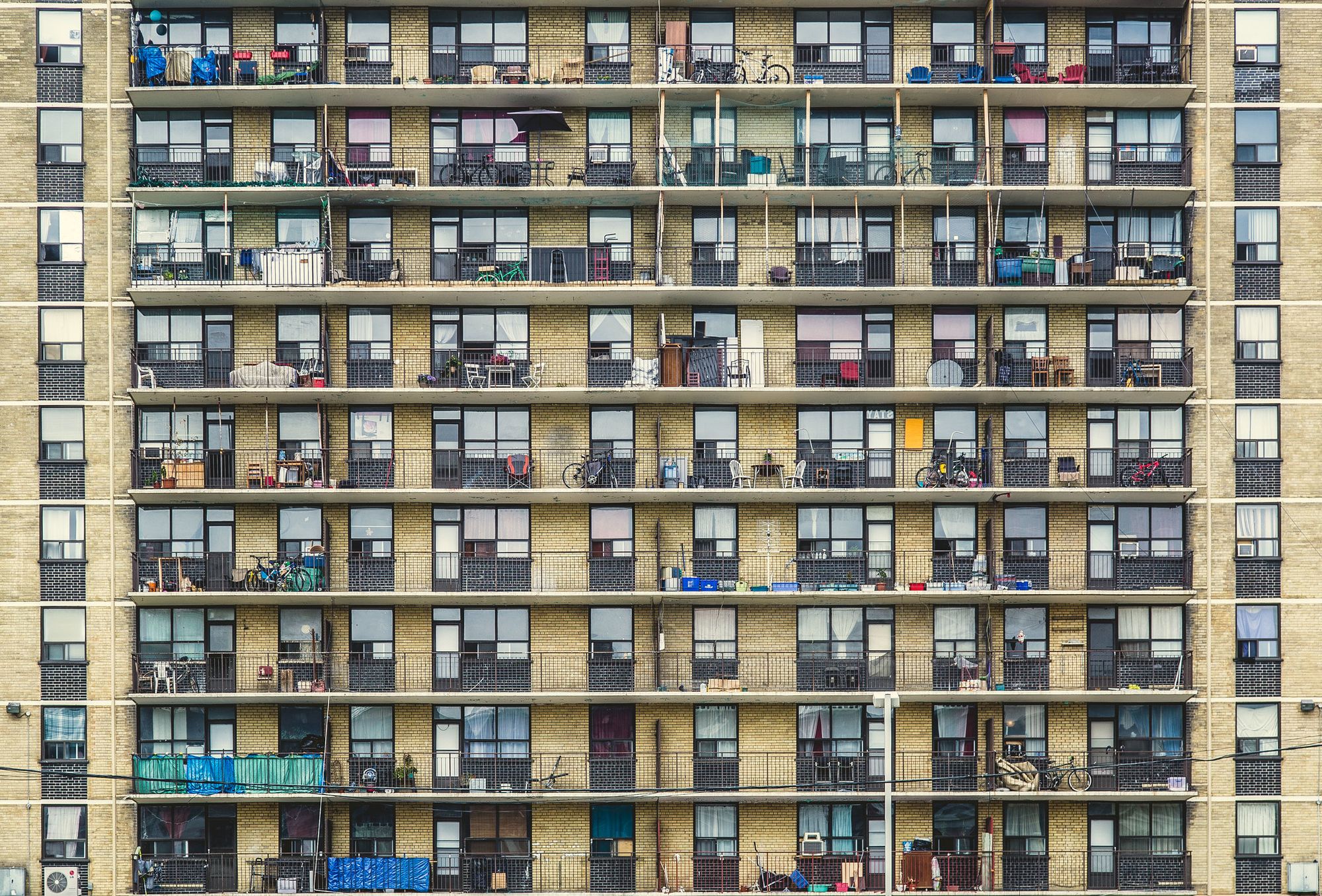 An apartment building in Toronto's Parkdale neighbourhood. Photo by Matt Henry