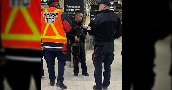 Photo of Toronto Officer Holding Assault Weapon Highlights Increasing Militarization of City's Police