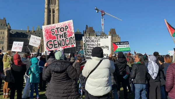 Politicians Are Lying About The Swastika At Ottawa Palestine Rally