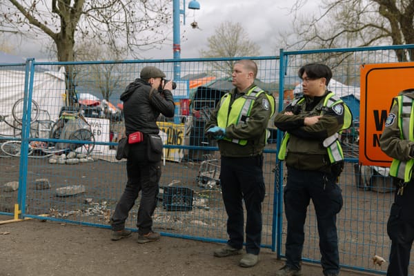 ‘Exclusion Zone’ Blocked Journalists Covering Vancouver Tent City Teardown
